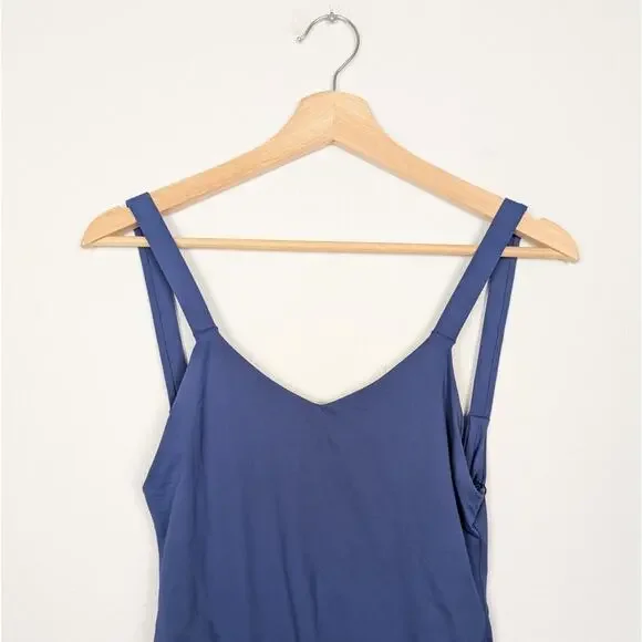 NWT Vitamin A Swim Blue EcoLux One Piece Swimsuit Size 8/M